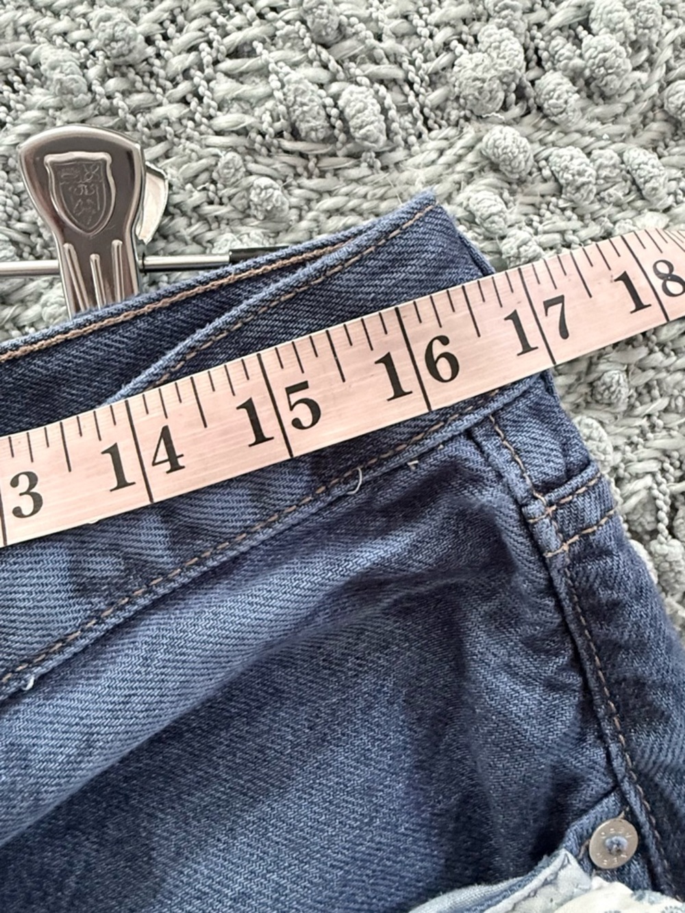 Handmade Upcycled Mixed Media Denim Boho Skirt Large - Picture 10 of 11